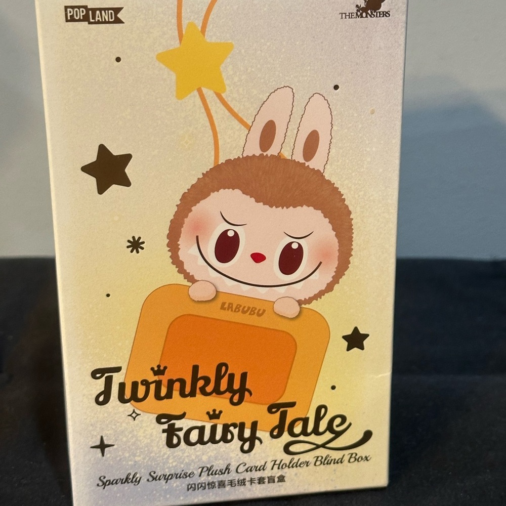 Pop Mart Labubu Twinkly Fairy Tale Sparkly Surprise Plush Card Holder Blind Box